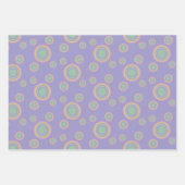 Ensemble de 3 feuilles plates de papier d'emballag (Devant)