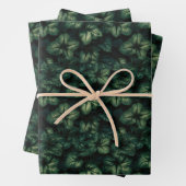 Ensemble de 3 feuilles plates de papier d'emballag (En situation)
