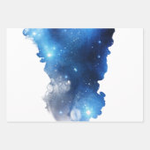 Ensemble de 3 feuilles plates de papier d'emballag (Devant 3)