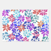 Ensemble de 3 feuilles plates de papier d'emballag (Devant 2)