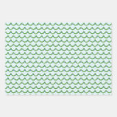 Ensemble de 3 feuilles plates de papier d'emballag (Devant 3)