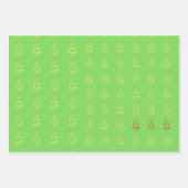 Ensemble de 3 feuilles plates de papier d'emballag (Devant 2)