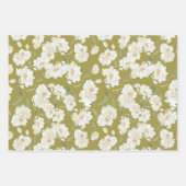 Ensemble de 3 feuilles plates de papier d'emballag (Devant 3)