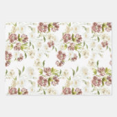 Ensemble de 3 feuilles plates de papier d'emballag (Devant 2)