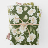Ensemble de 3 feuilles plates de papier d'emballag (En situation)