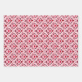 Ensemble de 3 feuilles plates de papier d'emballag (Devant)