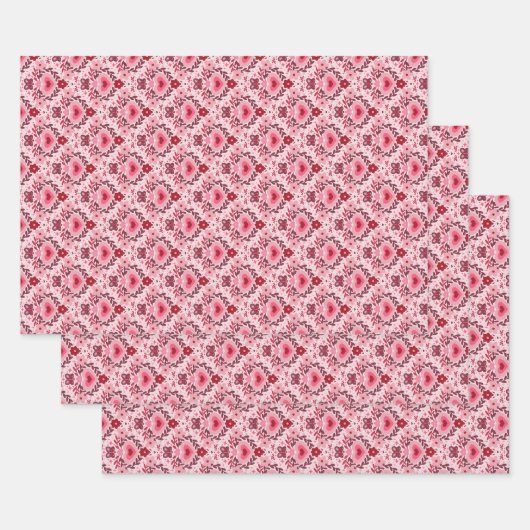 Ensemble de 3 feuilles plates de papier d'emballag (Lot)