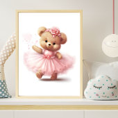 Ensemble De 3 Mignons Ours Ballerina Girls Nursery