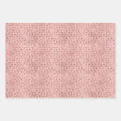 Ensemble de 3 papier japonais rose Fortune (Devant)