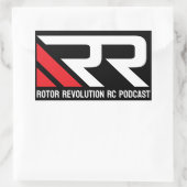 Ensemble de 4 Stickers Podcast RC Révolution Rotor (Sac)