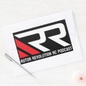 Ensemble de 4 Stickers Podcast RC Révolution Rotor (Enveloppe)