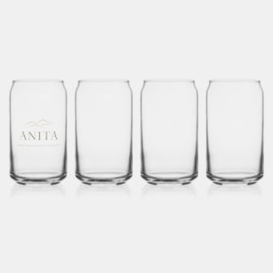Ensemble de 4 tasses en verre de la compagnie de a