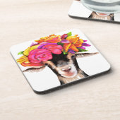 Ensemble de 6 Dessous de verre à dos de liège Pose (Côté gauche)