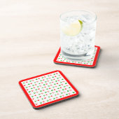 Ensemble de 6 dessous de verre à empreintes de pat (Côté Droit)