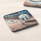 Ensemble de 6 Dessous de verre avec Cheval (Côté gauche)