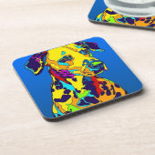 Ensemble de 6 Dessous de verre - Dalmatien assis (Côté gauche)