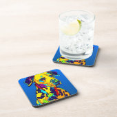 Ensemble de 6 Dessous de verre - Dalmatien assis (Côté Droit)