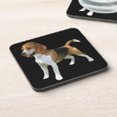 Ensemble de 6 dessous de verre de beagle (Côté gauche)