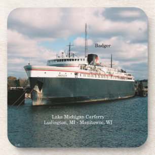 Ensemble de 6 dessous de verre en plastique dur