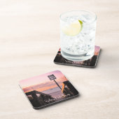 ENSEMBLE DE 6 Dessous de verre Plage de voilier Tr (Côté Droit)