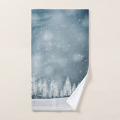 Ensemble de bain de serviettes de bain de Noël et  (Serviette à main)