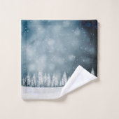 Ensemble de bain de serviettes de bain de Noël et  (Gant de toilette)