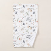 ensemble de bain fleuri à ressort (Serviette à main)