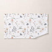 ensemble de bain fleuri à ressort (Serviette à main)