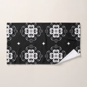 ensemble de bain fleurs abstraites modernes (Serviette à main)