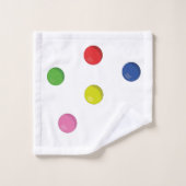 Ensemble de balles colorées (Gant de toilette)