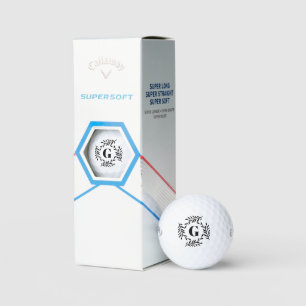 Ensemble de balles de golf à blason personnalisé a