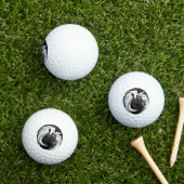 Ensemble de balles de golf Black Horse pour golfeu (Herbe in situ)