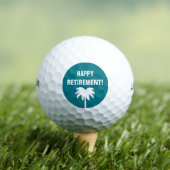 Ensemble de balles de golf Bonne Retraite avec log (T-shirt Insitu)