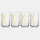 Ensemble de boissons élégant à monogramme Vierge M (Gauche)