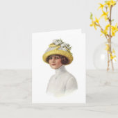 Ensemble de carte pour notes vintage d'articles de (Fleur jaune)