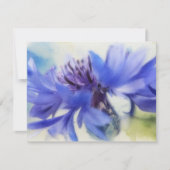Ensemble de Cartes de Note Bleuet Bleu Bouton de C (Devant)