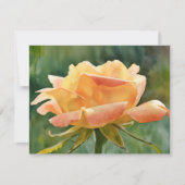 Ensemble de cartes de notes d'art de rose Gold Pea (Devant)