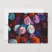 Ensemble de cartes de notes Rose Art Bouquet de ro (Devant)