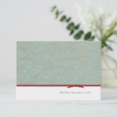 Ensemble de cartes de réponse RSVP Double Bonheur  (Debout devant)