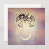 Ensemble de cartes Petits Anges Art Illustré (Devant / Derrière)