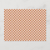 Ensemble de cartes postales Boho Orange Ikat Luxe (Devant)