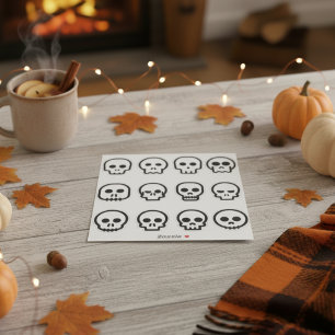 Ensemble de collection Sticker crâne