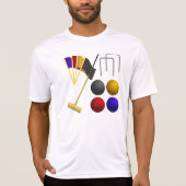 Ensemble de Croquet T-shirt pour Hommes Actifs (Devant)