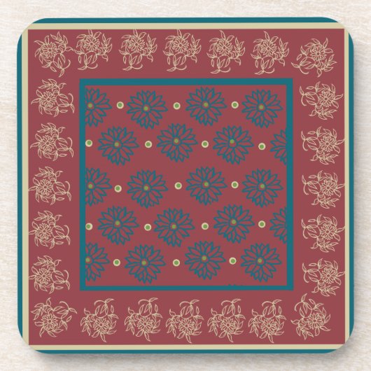 Ensemble de Dessous de verre à dos de liège, Maroo (Devant)