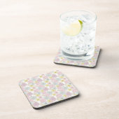 ensemble de dessous de verre à fleurs printanières (Côté Droit)