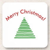 Ensemble de dessous de verre - Arbre de Noël avec  (Devant)
