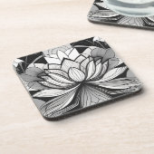 Ensemble de Dessous de verre Art déco Lotus (Côté gauche)