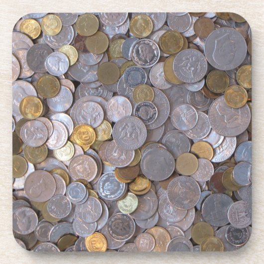 Ensemble de Dessous de verre au trésor de pirates (Devant)