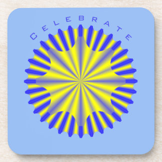 Ensemble de dessous de verre avec conception géomé