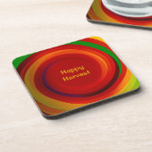 Ensemble de dessous de verre avec des couleurs de (Côté gauche)